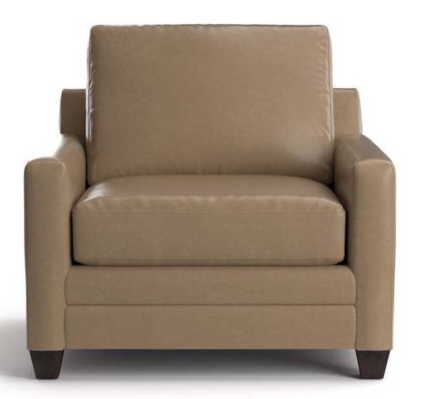 Bassett 3885-18L Carolina Leather Thin Track Arm Chair and a Half Bassett 3885-18L Carolina Leather Thin Track Arm Chair and a Half