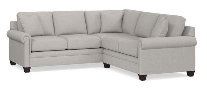 Bassett 3887-LSECT  Carolina Panel Arm L Shaped Sectional