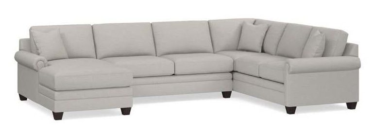 Bassett 3887-USECTR Carolina Panel Arm U Shaped Sectional Bassett 3887-USECTR Carolina Panel Arm U Shaped Sectional