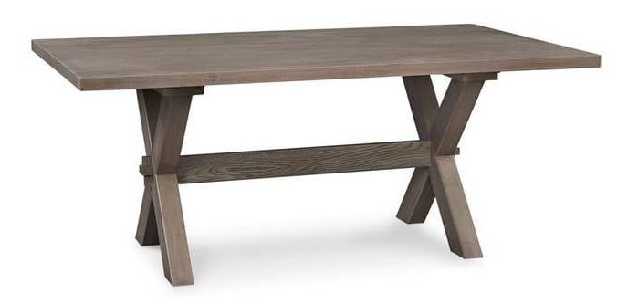 Bassett 4121-7242X Crossbuck Oak Dining Table Bassett 4121-7242X Crossbuck Oak Dining Table