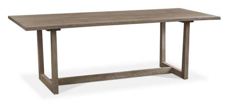Bassett 4121-K9640LLE Liam Oak Live Edge Dining Table