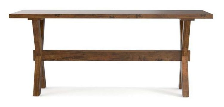 Bassett 6015-5424X Crossbuck Maple 54 inch Desk