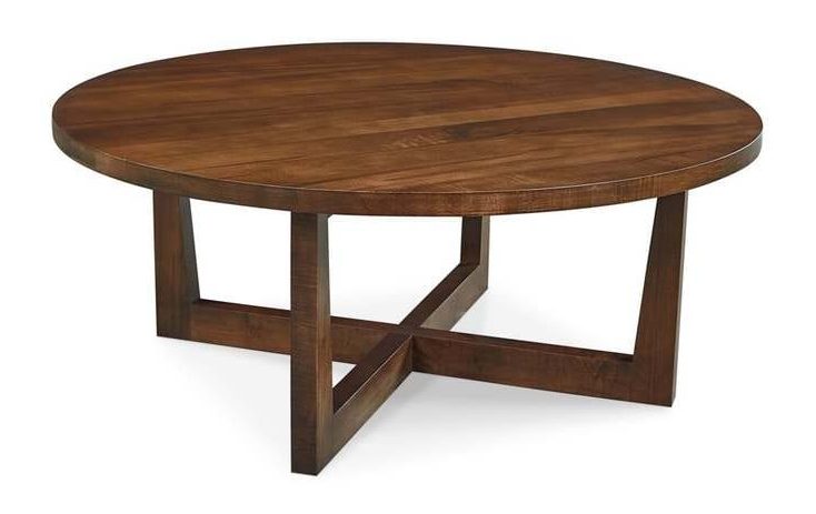 Bassett Furniture 6021-0605 Benchmade Maple Round Cocktail Table