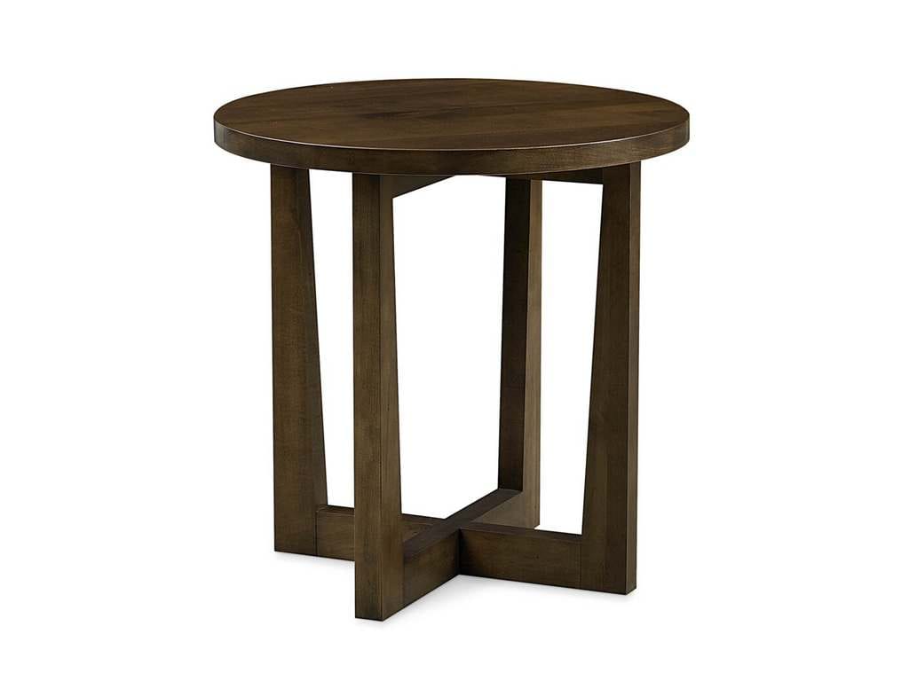 Bassett 6021-0641 Benchmade Maple Round End Table
