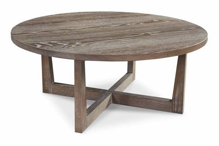 Bassett 6121-0605 Liam Oak Round Cocktail Table