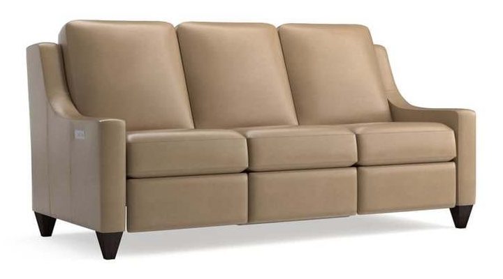 Bassett M000-72ML Magnificent Motion Reclining Leather Sofa