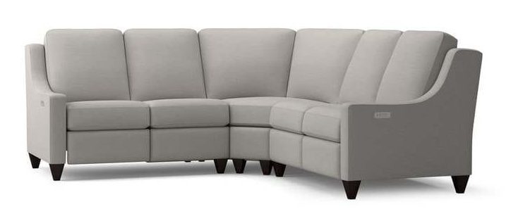 Bassett M000-LSECT3 Magnificent Motion Reclining Fabric L Sectional