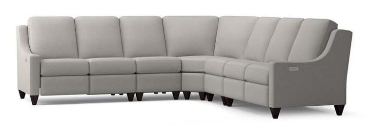 Bassett M000-LSECT5 Magnificent Motion Reclining Fabric L Sectional
