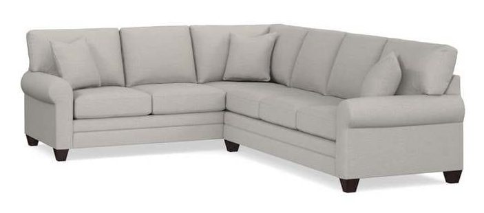 Bassett 3851-LLSECT  Carolina Sock Arm Large L Shaped Sectional