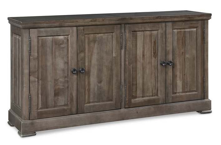 Bassett 4021-0308 Hawkins Maple Three Door Huntboard