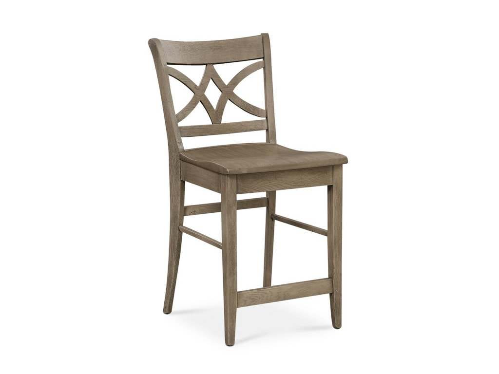 Bassett 4121-3000DB Merrill Oak Counter Stool