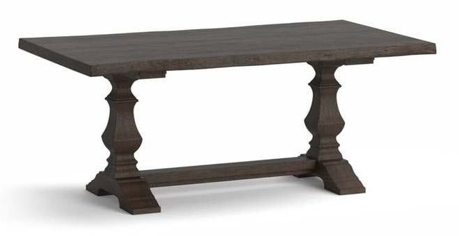 Bassett 4121-7242HLE Harvest Oak Live Edge Dining Table Bassett 4121-7242HLE Harvest Oak Live Edge Dining Table