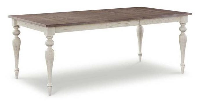 Bassett 4122-4060LF1 Amelia Oak Rectangle Leaf Table