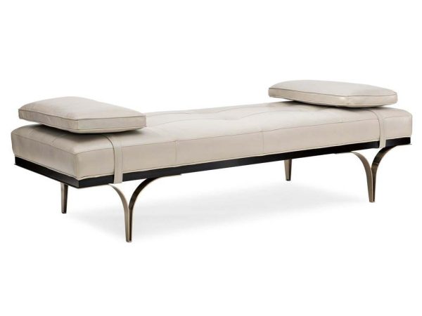 Caracole M100-419-441-A Modern Edge Head To Head Daybed Bench