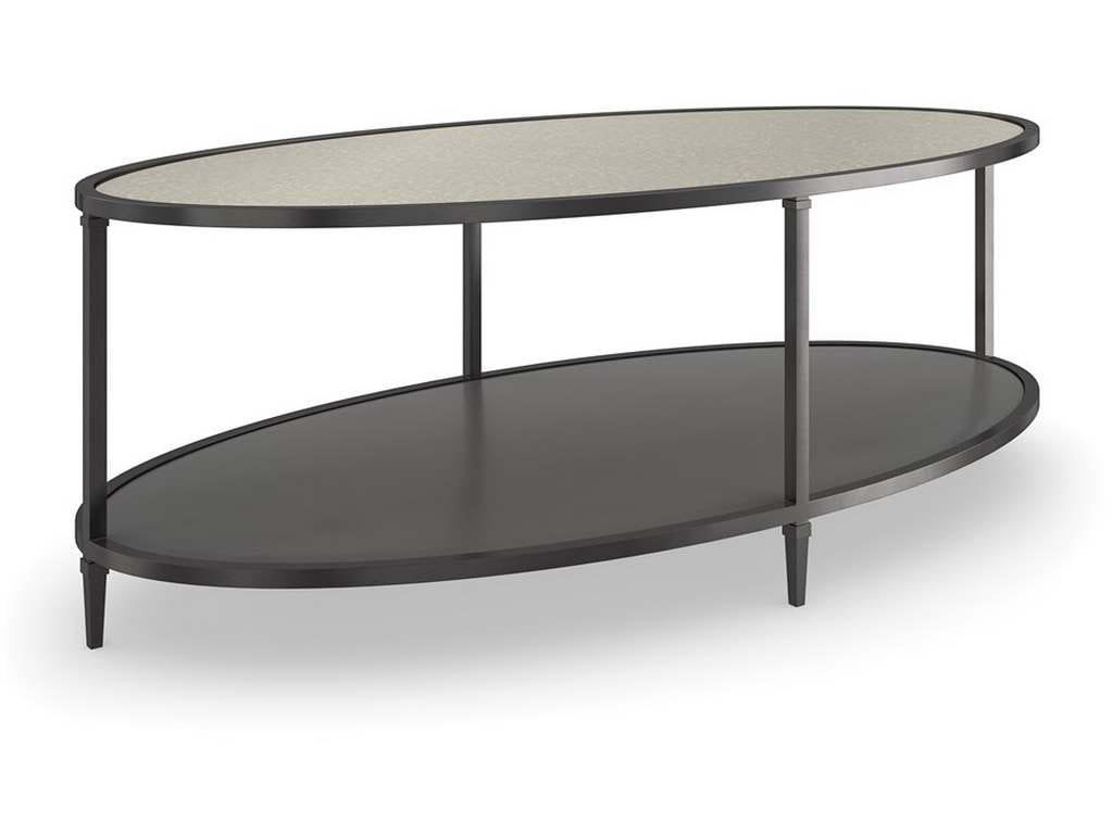 Caracole CLA-423-407 Caracole Classic Smoulder Oval Cocktail Table