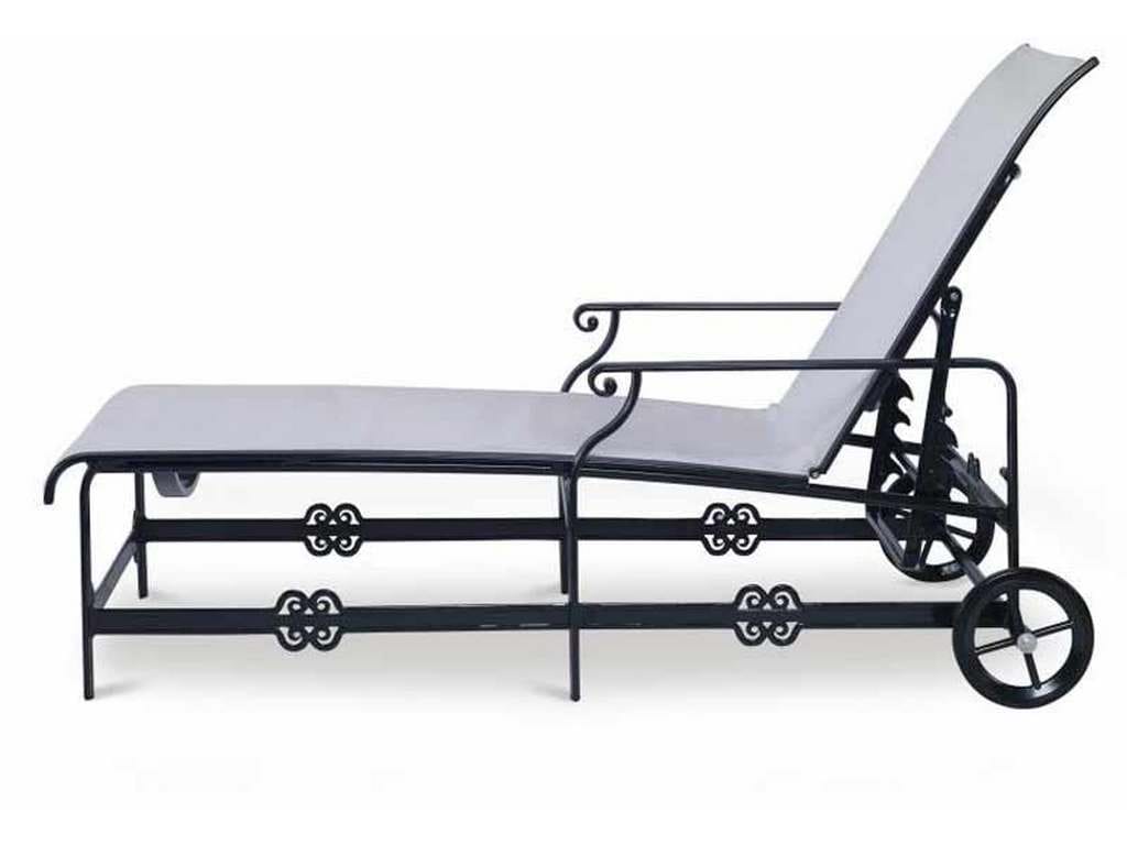 Century AE-D41-72 Augustine Metal Articulating Sling Chaise Century AE-D41-72 Augustine Metal Articulating Sling Chaise