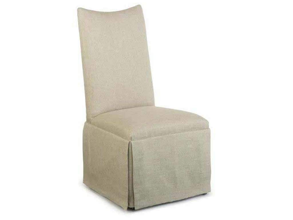 Century 3370-2C Hollister Straight Back Scoop Top Chair with Casters