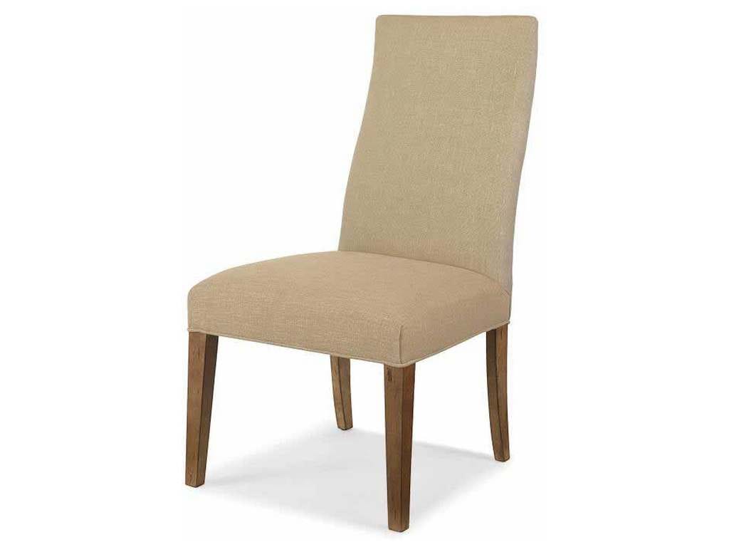 Century 3373-1 Chandler Curved Back Exposed Wood with Straight Top