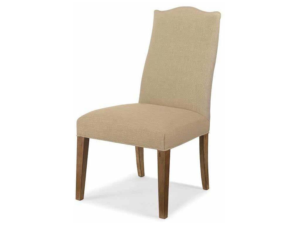 Century 3373-3 Chandler Curved Back Exposed Wood with Camelback Top