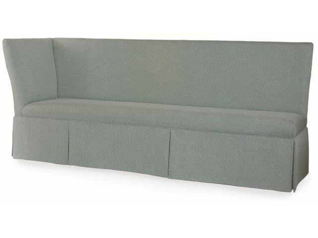 Century 3381-3-SK Layla 66 inch To 80 inch Skirted Left Facing Corner Banquette