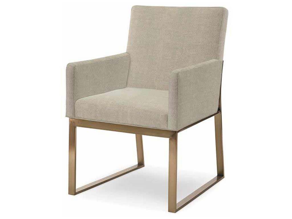 Century 3389A-2 Iris Brass Arm Chair