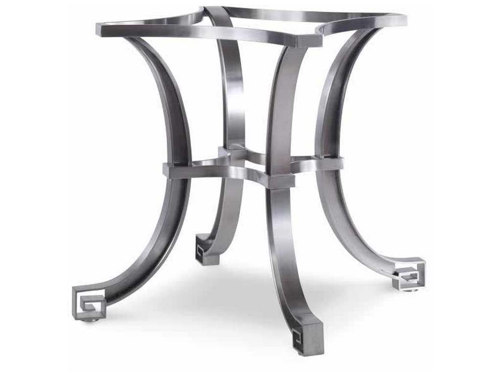 Century 78F-806B Metal Dining Table Base For Glass Top