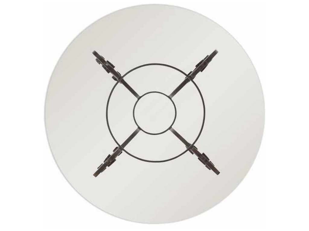 Century 78G-981T-48 Details Dining One Half inch Round Tempered Glass Top