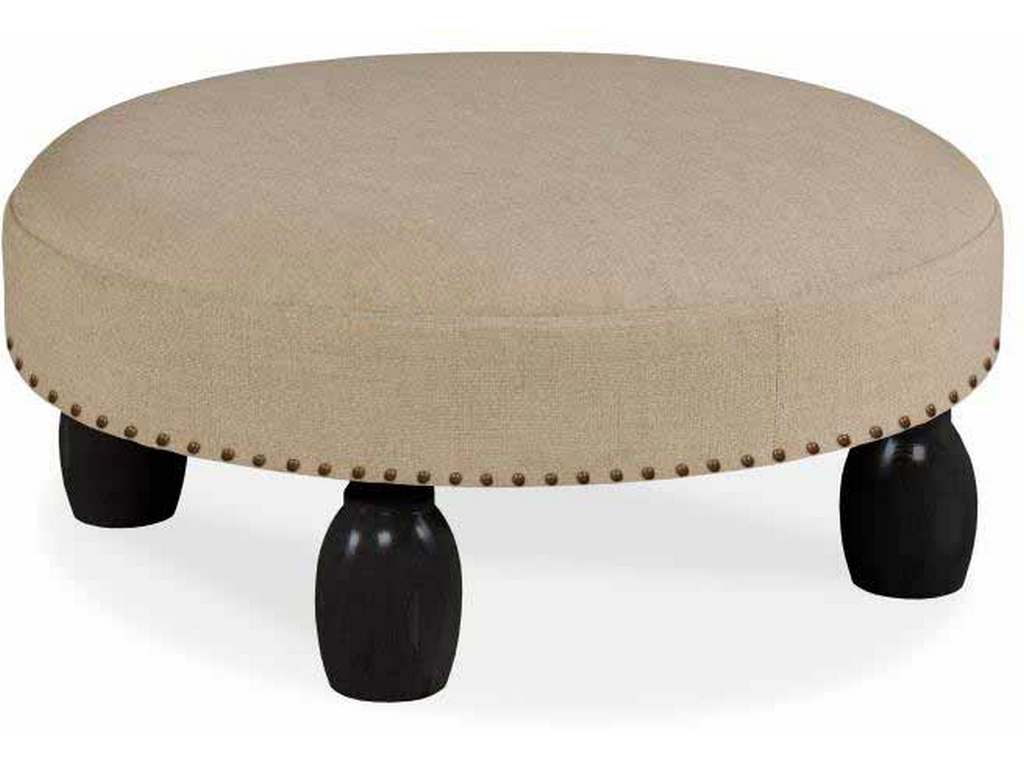 Century AE-3300R-48 Upland 48 inch Round Cocktail Ottoman