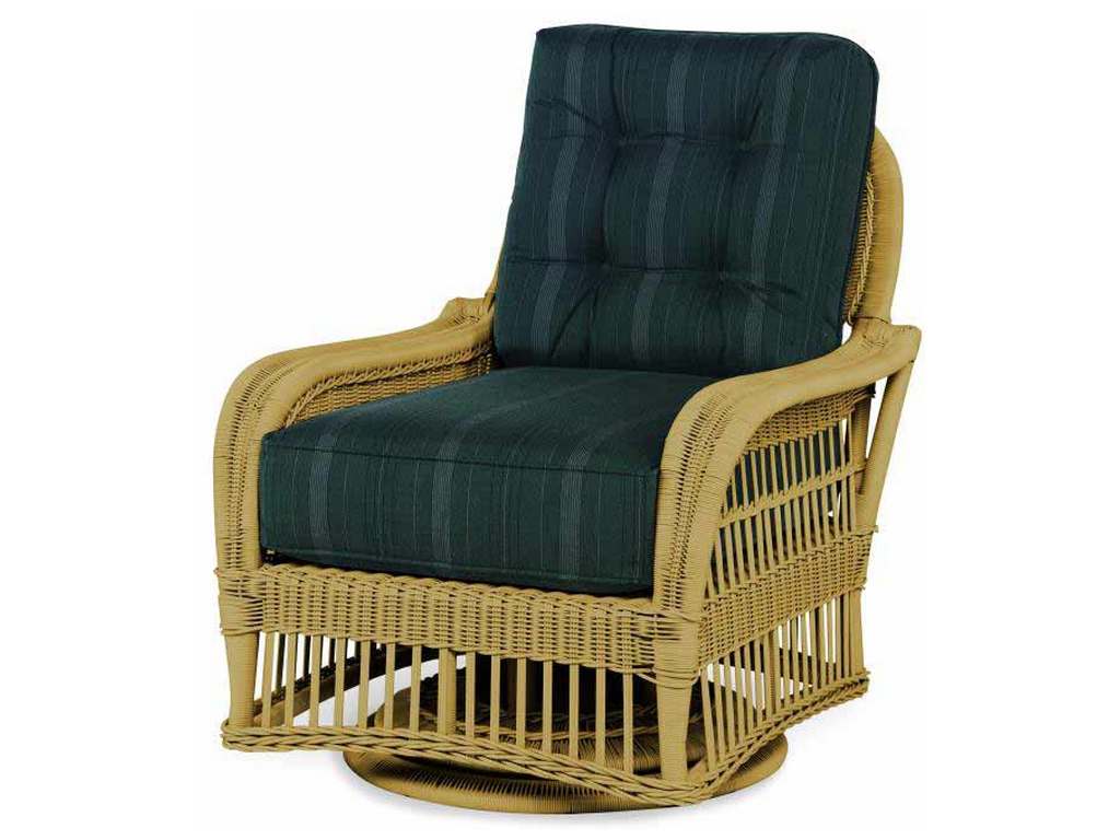 Century AE-D40-13-NT Mainland Wicker Swivel Lounge Chair