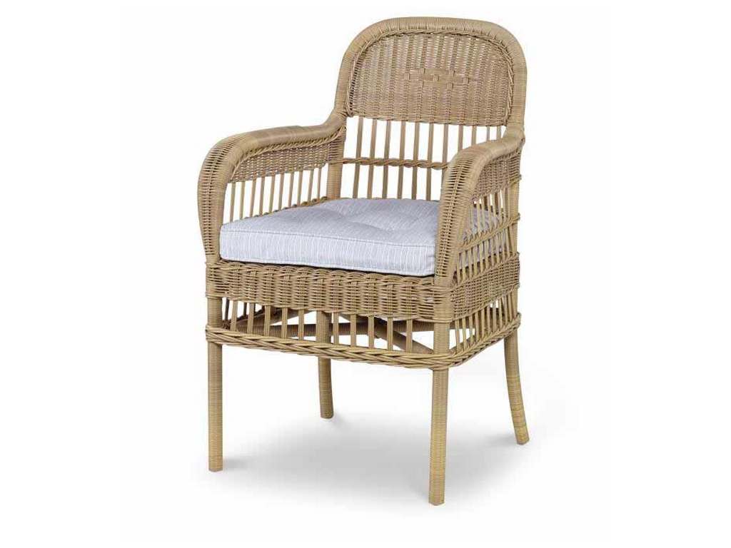 Century AE-D40-52-NT Mainland Wicker Dining Arm Chair