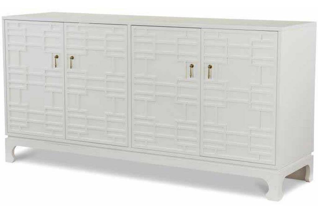 Century CR9-202 Details Case Four Door Low Credenza