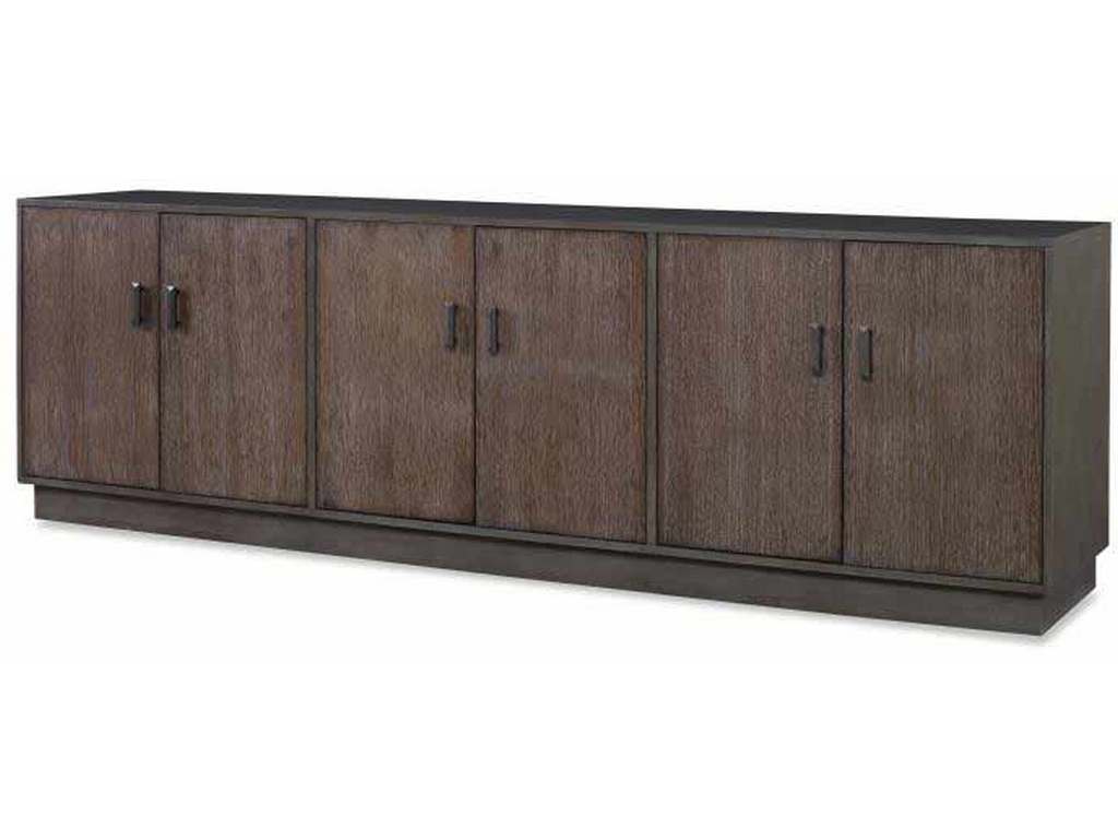 Century CR9-208-2 Details Case Six Door Low Credenza