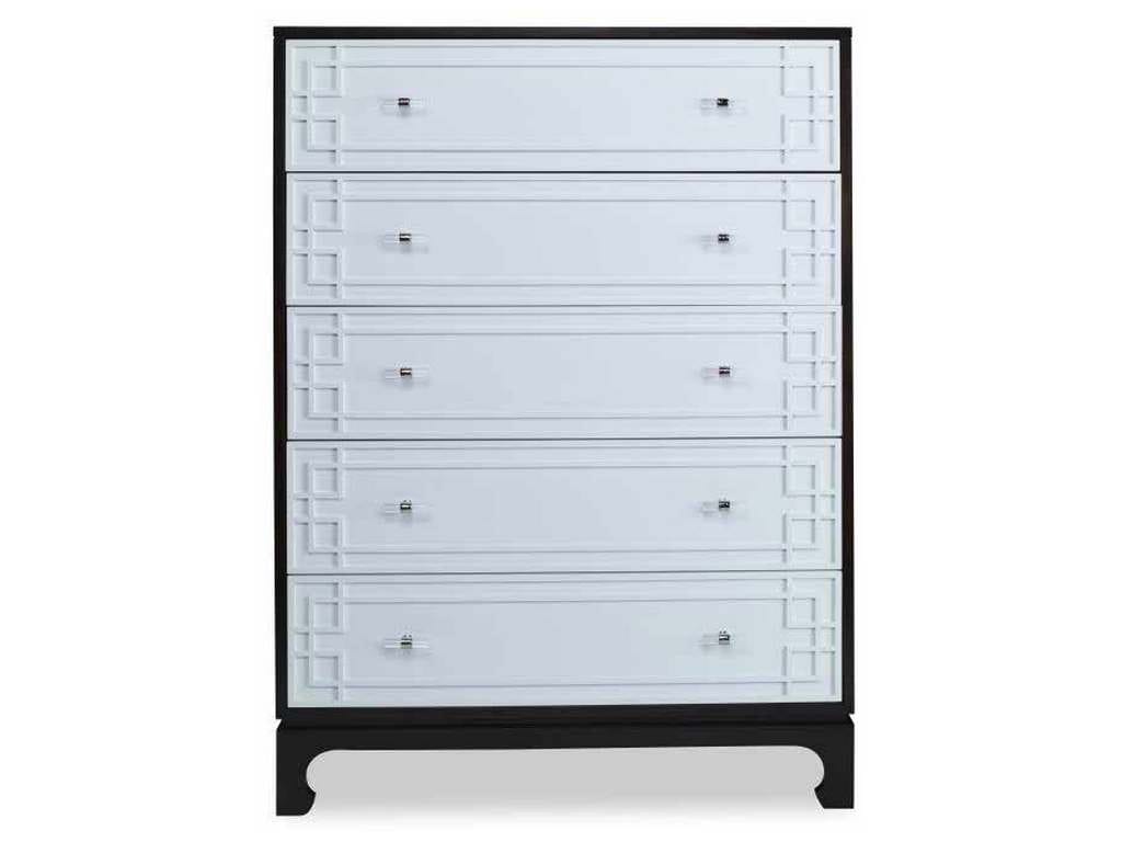 Century CR9-211 Details Case Five Drawer Low Chest
