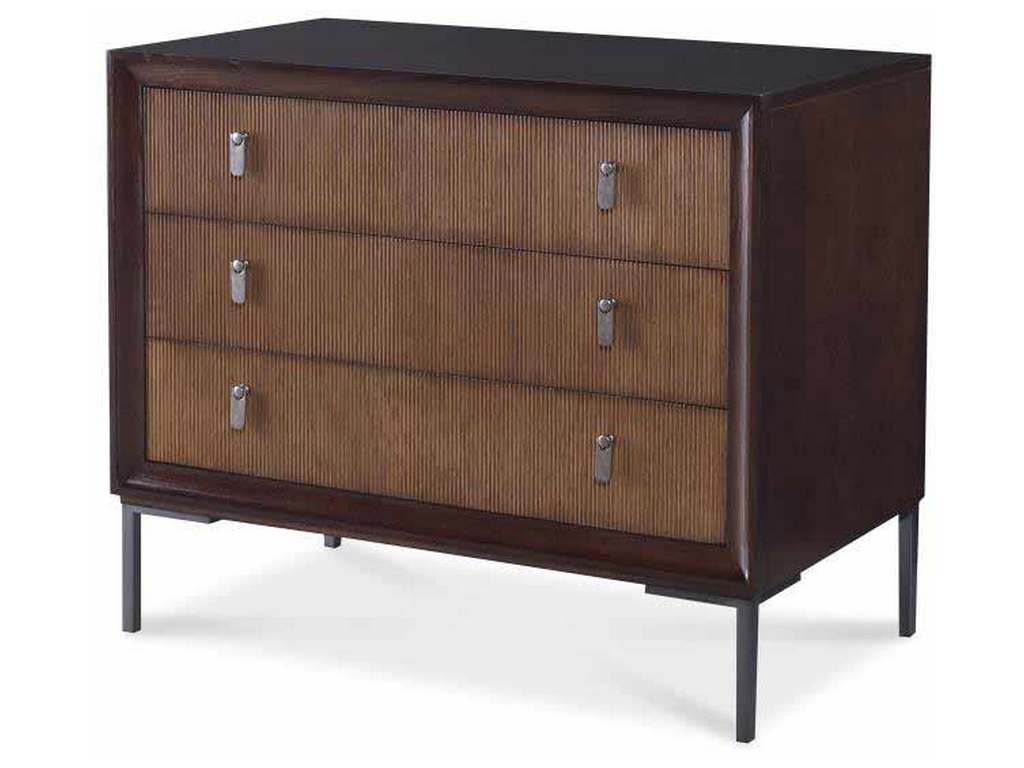 Century CR9-234 Details Three Drawer Large Nightstand