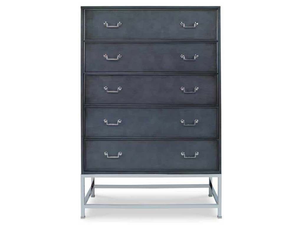 Century CR9-411 Details Case Five Drawer Tall Chest