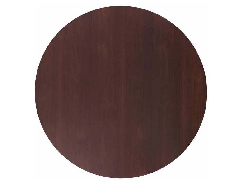 Century CR9-910T-4 Details Dining Round Wood Dining Table Top 61 inch 65 inch