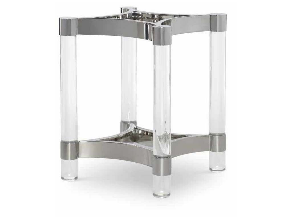 Century CRA-829B Acrylic and Metal Dining Table Base