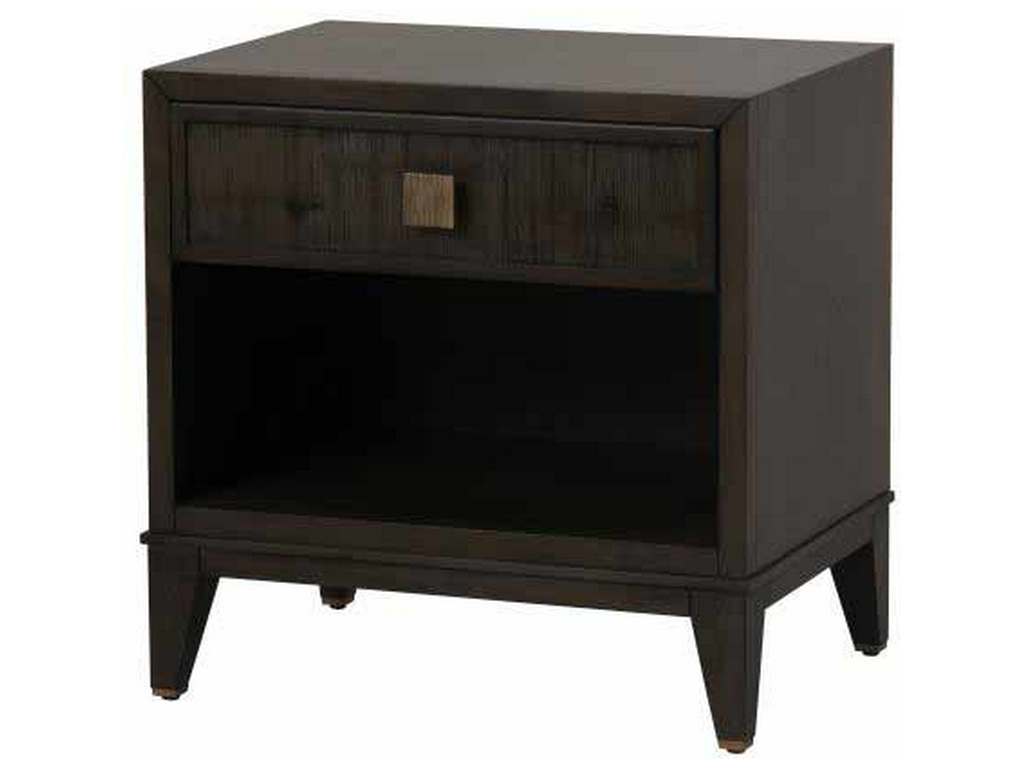 Century CT1010-MK Carlyle 1 Drawer Nightstand Mink Grey