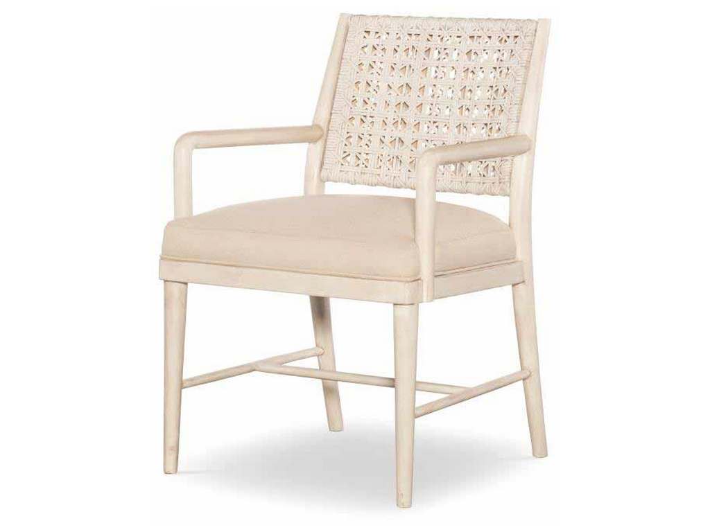 Century CT2110A-PN-FL Naples Arm Chair Peninsula Flax