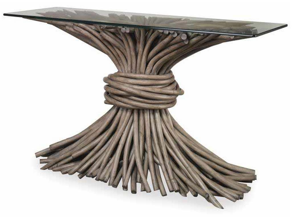 Century CT2119-GR Knot Console Table French Grey