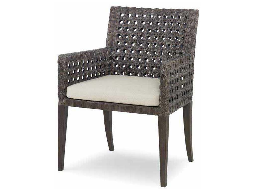 Century CT4001A-MK-FL Litchfield Arm Chair Mink Grey Flax