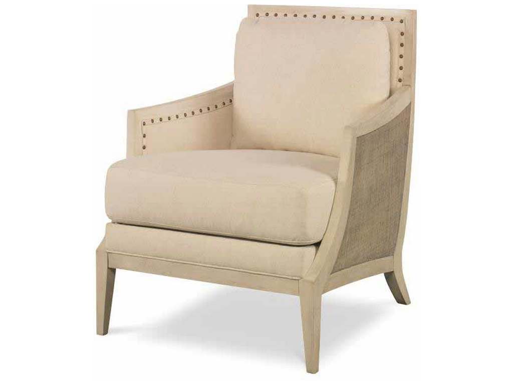 Century CT5037-FG-PN-FL Chesapeake Lounge Chair French Grey Pn Flax