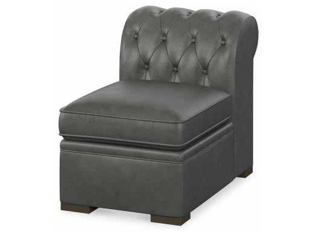 Century LR-7701-11 Classic Chesterfield Armless Chair