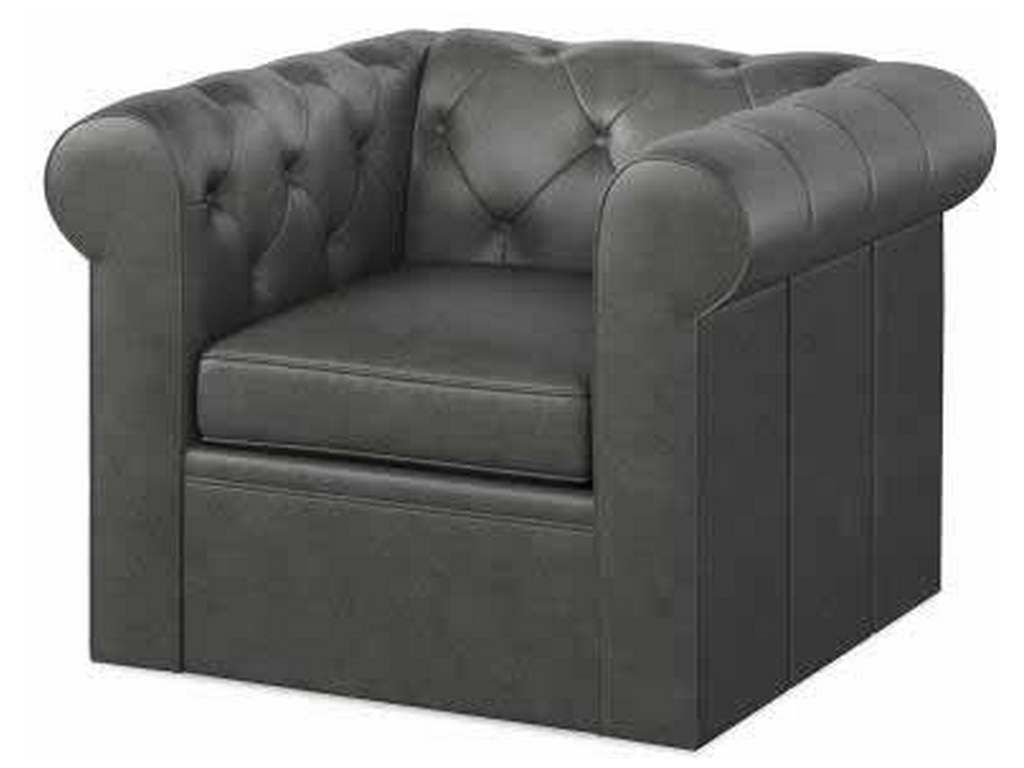 Century LR-7701-8 Chesterfield Swivel Chair Century LR-7701-8 Chesterfield Swivel Chair