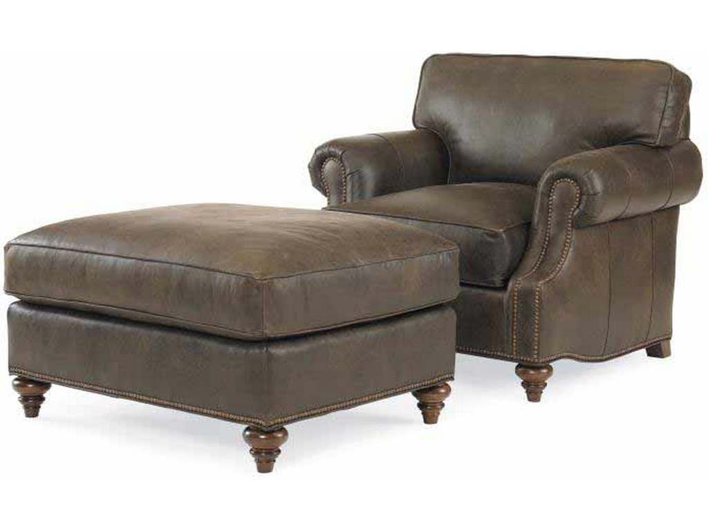 Century LR-7600-12S Leatherstone Small Ottoman