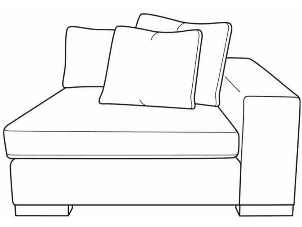 Century Furniture LTD7100-51 Great Room RAF Chair