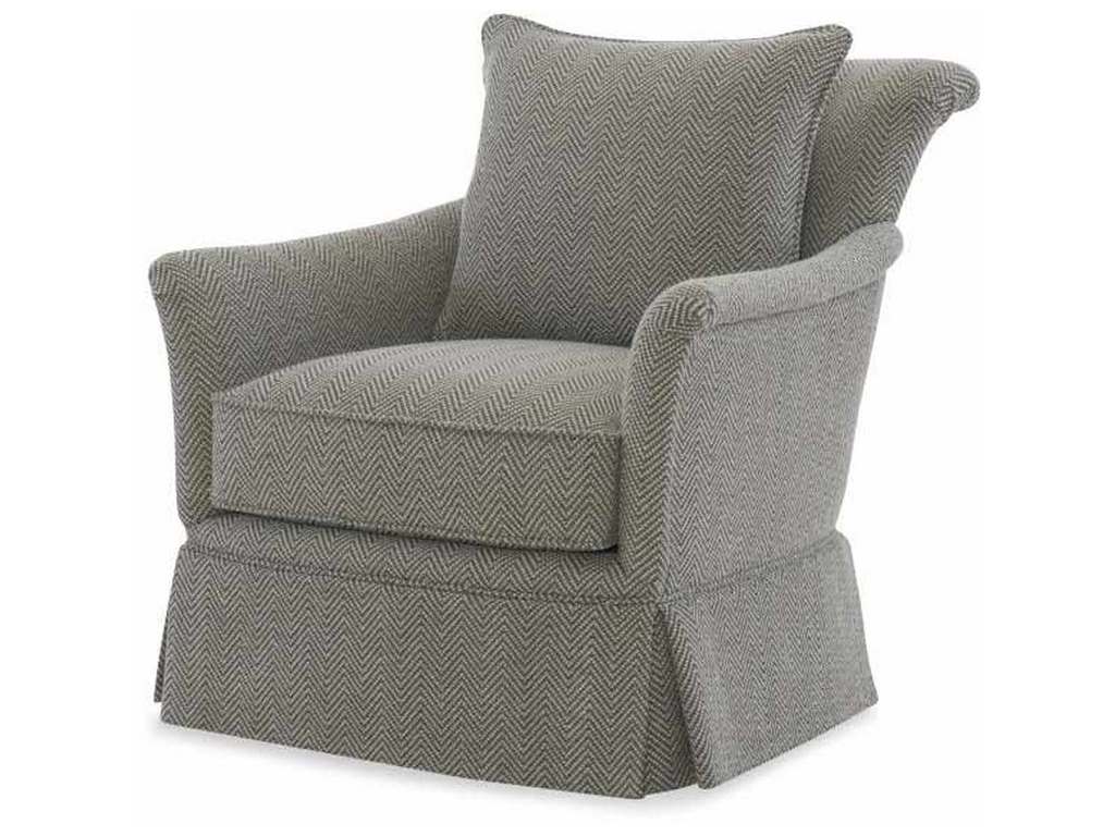 Century Furniture LTD7131-8SK Pratt Skirted Swivel Chair