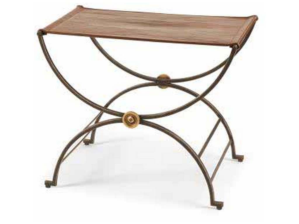 Century MN2116 Monarch Niles Bench With Leather Seat Century MN2116 Monarch Niles Bench With Leather Seat