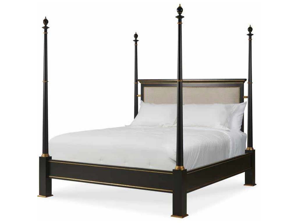 Century MN5490K Barrington Poster Bed With Uph Headboard King Century MN5490K Barrington Poster Bed With Uph Headboard King