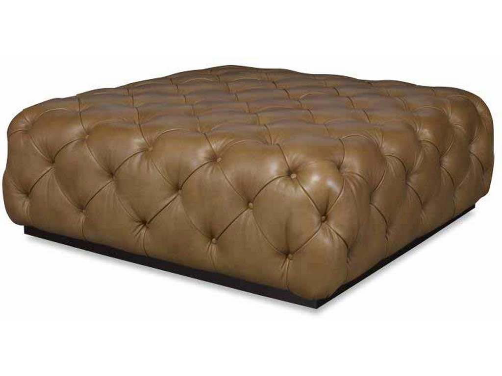 Century PLR-14903-WHEAT Rueben Tufted Cocktail Ottoman